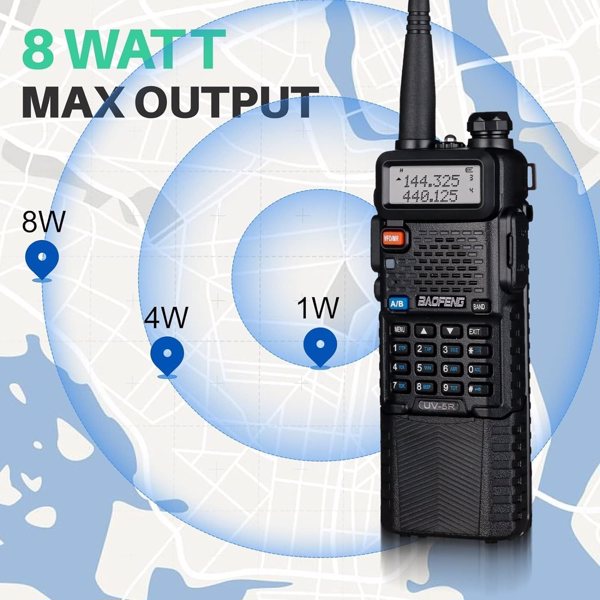 宝峰 UV-5R 3800mAh 双频对讲机  黑色 一个装 -5
