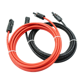 50FT红线 + 50FT黑线 10AWG 光伏外接线 + 1对连接器