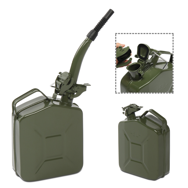 铁制 5L 0.6mm 油桶 美式 绿色【同款编码 77275272】-3