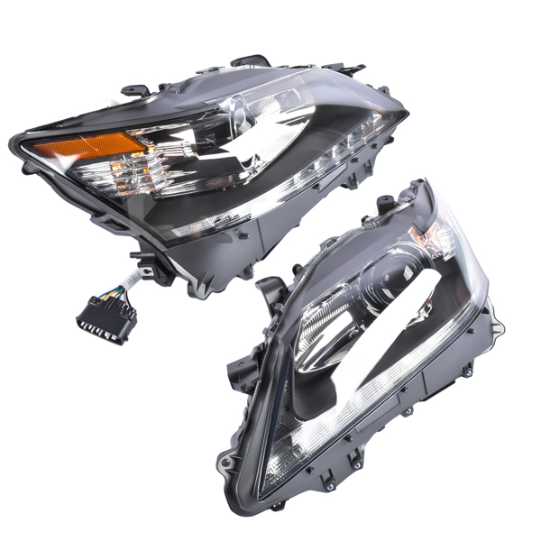 一对大灯总成 Pair Headlamps For 2013-2015 Lexus GS350 GS450h NON-AFS 81185-30F80 81145-30F80-3