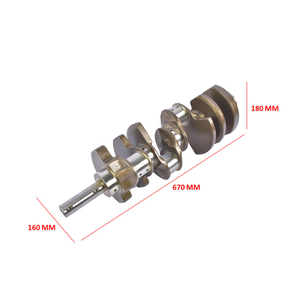 曲轴 Engine Crankshaft For 2007-2021 Lexus LX570 Toyota Tundra Sequoia Land Cruiser 3UR 5.7L V8 134010S010 1340138010-10