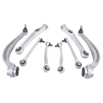 控制臂 8PCS Front Control Arms & Ball Joint Assembly For Audi Q7 2017-2019 2.0L 3.0L 4M0407151H 4M0407693E