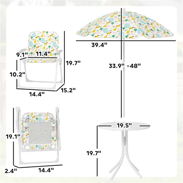 儿童桌椅套装（周末不发货）（ Amazon Shipping）（WalMart禁售）-3