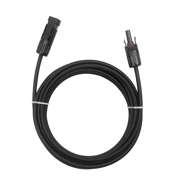 50FT红线 + 50FT黑线 10AWG 光伏外接线 + 1对连接器-3