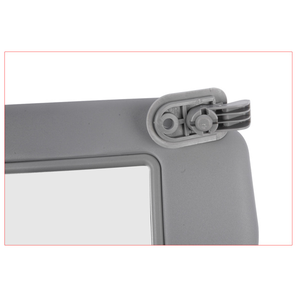遮阳板 Front Right Passenger Side Gray Sun Visor for Hyundai Accent 1E 1.6L L4 Gas 852201R000-7