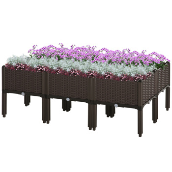 高架花园床/木制花盆 /木材种植箱（周末不发货）（ Amazon Shipping）（WalMart禁售）