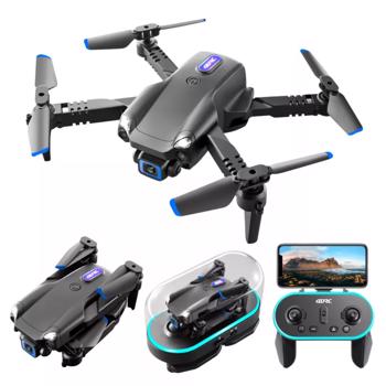 4DRC V20 RC无人机WIFI FPV 6K高清双摄像头手势照片四轴飞行器2电池，适合初学者。，物流由UPS/USPS/FEDEX/Amazon物流随机发送