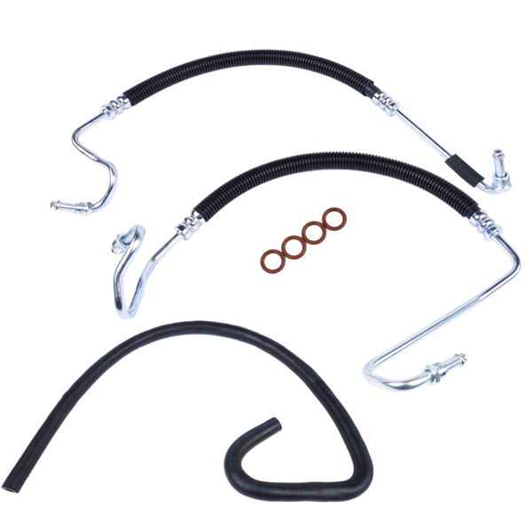 动力转向管 3x Hydroboost Power Steering Hoses for Chevy Silverado 1500 2500 3500 HD 2001-2010-2