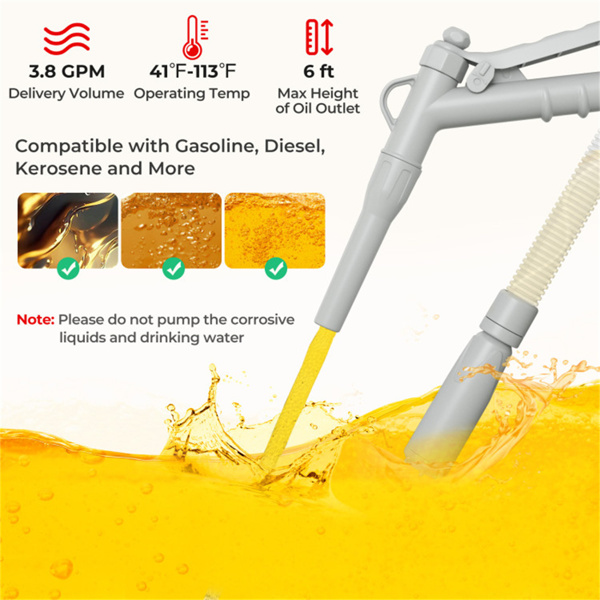Fuel Transfer Pump Includes Nozzle -8
