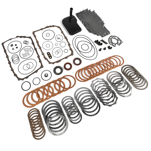 Transmission Master Rebuild Kit 6L90 6L90E 6L80 6L80E W/Gaskets Friction Filter Fit for Chevy Cadillac GMC-3