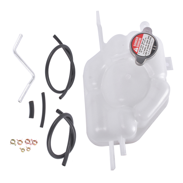 膨胀水壶 Engine Coolant Reservoir Tank w/ Cap & Hose for Nissan Frontier Xterra 2008-2019-7