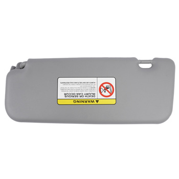 遮阳板 Front Right Passenger Side Gray Sun Visor for Hyundai Accent 1E 1.6L L4 Gas 852201R000