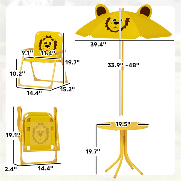 儿童桌椅套装（周末不发货）（ Amazon Shipping）（WalMart禁售）-3