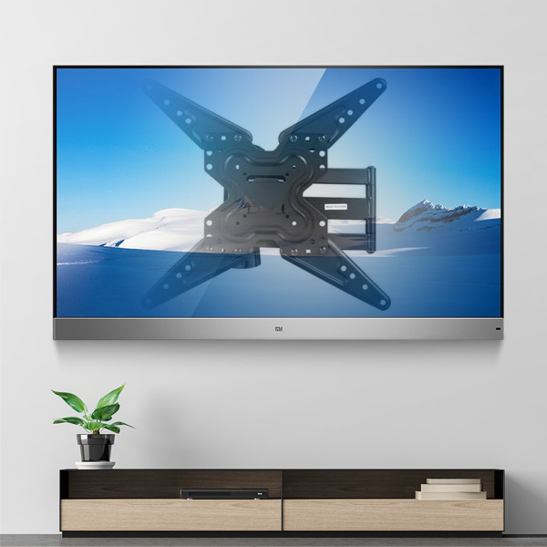 全动态电视壁挂式，26-55英寸旋转倾斜铰接臂支架，最大VESA 400x400mm，支撑高达99磅，水平调节以获得最佳观看效果（周末不发货，禁售亚马逊）-4