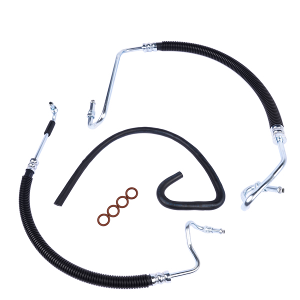 动力转向管 3x Hydroboost Power Steering Hoses for Chevy Silverado 1500 2500 3500 HD 2001-2010-5