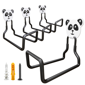 4PCS U型重型实用挂钩壁挂储物工具梯子挂钩车库吊梯挂钩 金属花园软管支架壁挂式壁挂式
