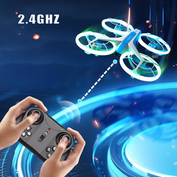 4DRC V33 RC无人机WIFI FPV RC四轴飞行器360°滚动玩具，飞行玩具RC玩具适合儿童，物流随机由UPS/USPS发送-3