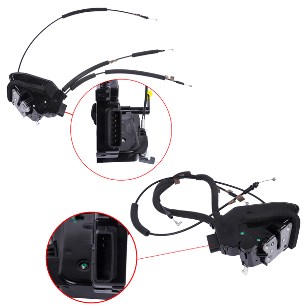 门锁执行器 2x Front Right & Left Door Lock Latch Actuator for Nissan Kicks 1.6L L4 Gas 2019-2024 805015RW3A 805005RW0A-3