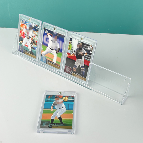 Acrylic Sports Card Display Shelf Wall Mount-8