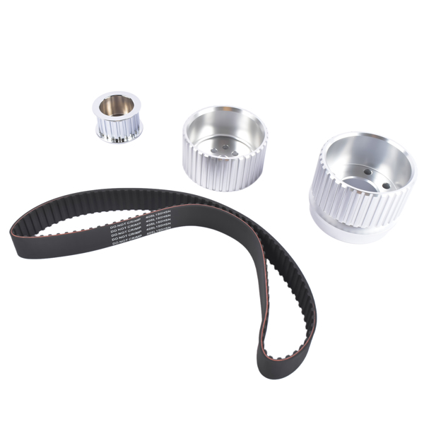 皮带轮套装 Belt Drive Pulley Kit Long Water Pump for Small Block Chevy 283 305 327 350 383 400 Engines Billet Aluminum-3