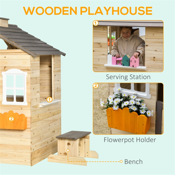 Wooden Playhouse-4