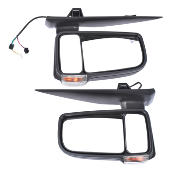 后视镜 Pair Left + Right Power Door Mirrors with BSM Heated for Mercedes Sprinter 1500 2500 3500 3500XD 2019-2024 9108111700 9108111600
