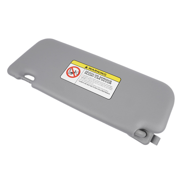遮阳板 Front Right Passenger Side Gray Sun Visor for Hyundai Accent 1E 1.6L L4 Gas 852201R000-3