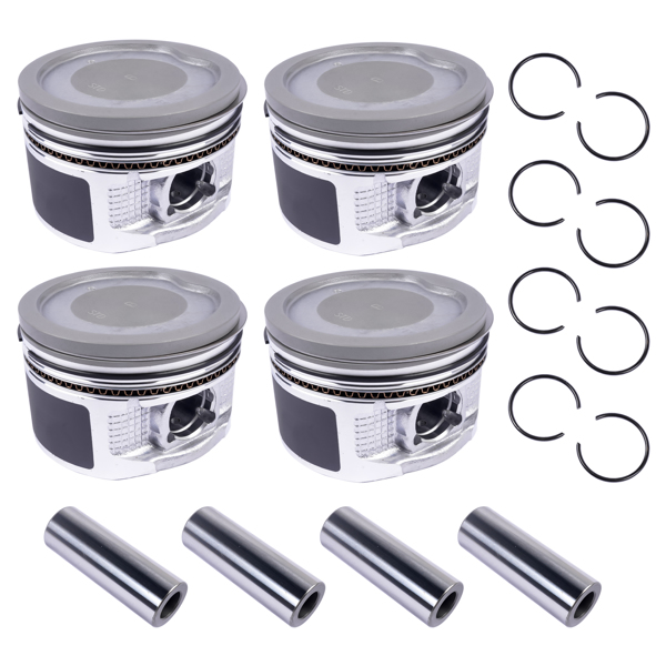 活塞 4pcs Engine Piston Rings Set for Toyota 4Runner T100 Tacoma 2.7L 3RZFE 1994-2004 13103-75041 13101-75041-7