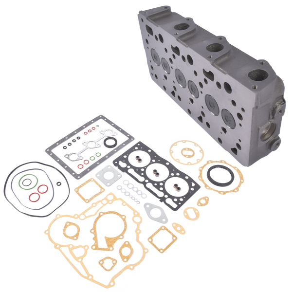 缸盖套装 D1105 Complete Cylinder Head with Full Gasket Set for Kubota RTV1100 RTV1100CW9 RTV1140CPX-5