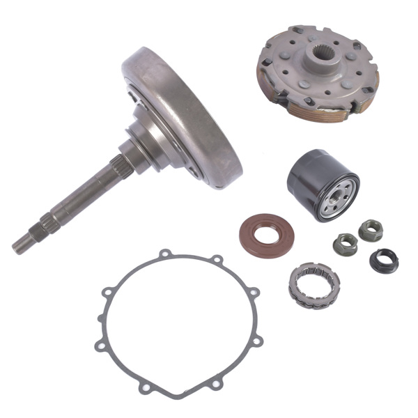 卡丁车离合器 Wet Clutch Shoe Kit Nut Drum Housing Bearing Filter One Way Gasket for HiSUN HS 400 UTV ATV Massimo 21210-F12-0000-3