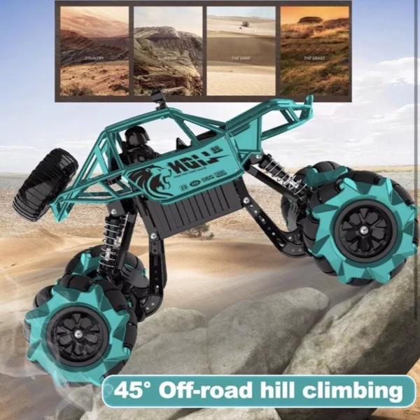 4DRC合金漂移RC车360°旋转4WD 2.4Ghz手势传感器控制怪物卡车，所有地形履带RC 2电池，儿童成人礼物，物流是DPD/EVRI/皇家邮政 随机发送.-4