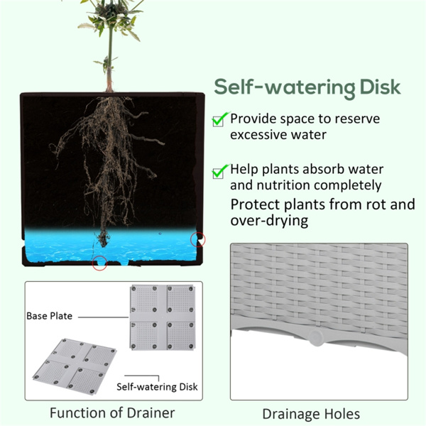 高架花园床/木制花盆 /木材种植箱（周末不发货）（ Amazon Shipping）（WalMart禁售）-6