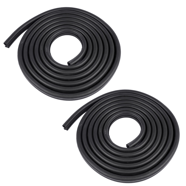 车门密封条 2Pcs Door Weatherstrip Seal for GMC C1500 C2500 C3500 Chevrolet Silverado 2500-6