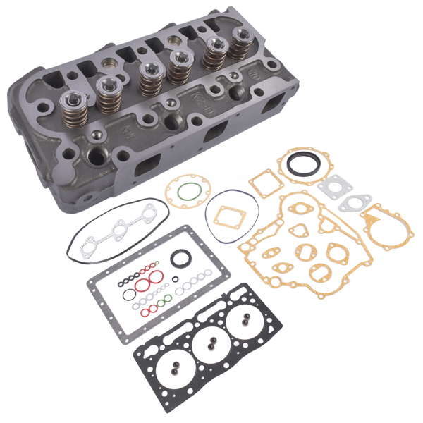 缸盖套装 D1105 Complete Cylinder Head with Full Gasket Set for Kubota RTV1100 RTV1100CW9 RTV1140CPX-3