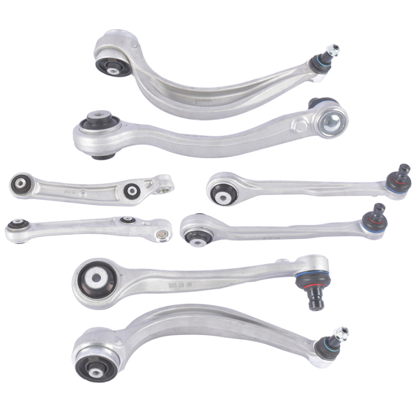 控制臂 8PCS Front Control Arms & Ball Joint Assembly For Audi Q7 2017-2019 2.0L 3.0L 4M0407151H 4M0407693E-5