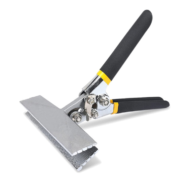 Metal Hand Seamer, 6 Inch Straight Jaw Sheet Metal Bender Tools for Flattening Metal,Double Dipped Cushion Handle-1