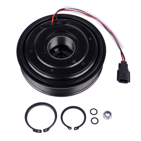 A/C电磁离合器 A/C Compressor Clutch Kit for Nissan Sentra S/SL/SR/SV 1.8L Sedan 2013-2019 926003SH0A 926003SH1A 926003SH1B CO29072C-1