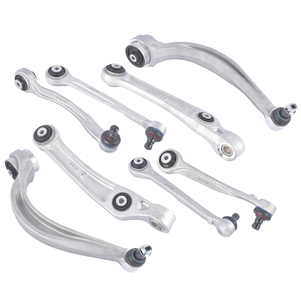 控制臂 8PCS Front Control Arms & Ball Joint Assembly For Audi Q7 2017-2019 2.0L 3.0L 4M0407151H 4M0407693E-6