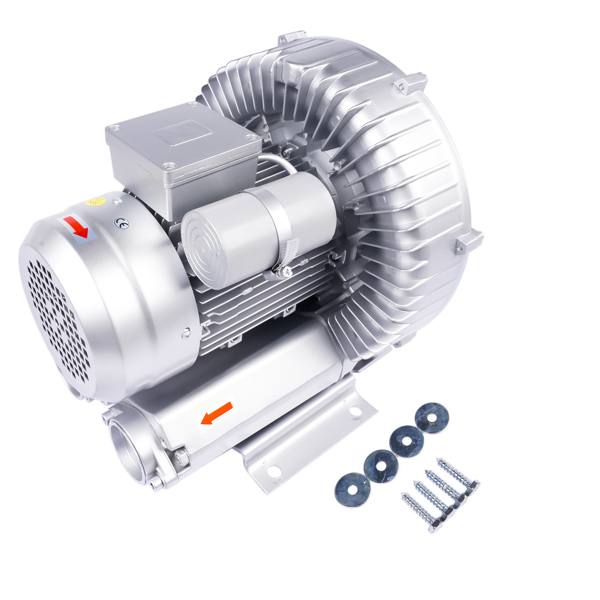 高压风机 2HP Regenerative Blower 1.75 kW 150 CFM 2" BSP 110-120V AC Single Phase 70 dBA-2