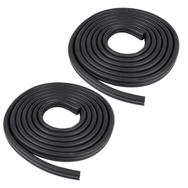 车门密封条 2Pcs Door Weatherstrip Seal for GMC C1500 C2500 C3500 Chevrolet Silverado 2500-4