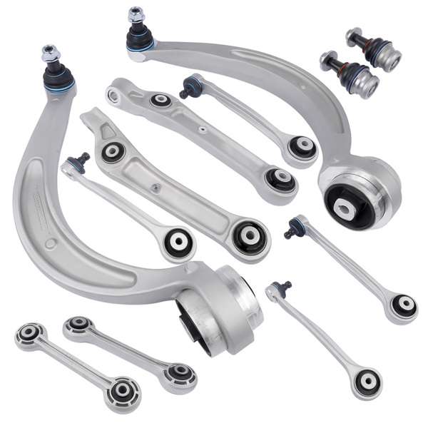 控制臂 12Pcs Front Control Arms w/Ball Joint Sway Bar Link for 17-19 Audi A4 A4 Quattro-6