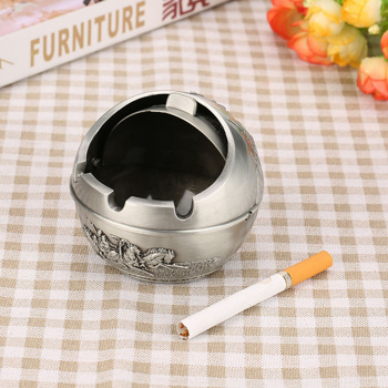 [GY03838-01]俄罗斯多色复古城堡车载带盖烟灰缸收纳箱礼品(7.5*7.5城堡古锡色)