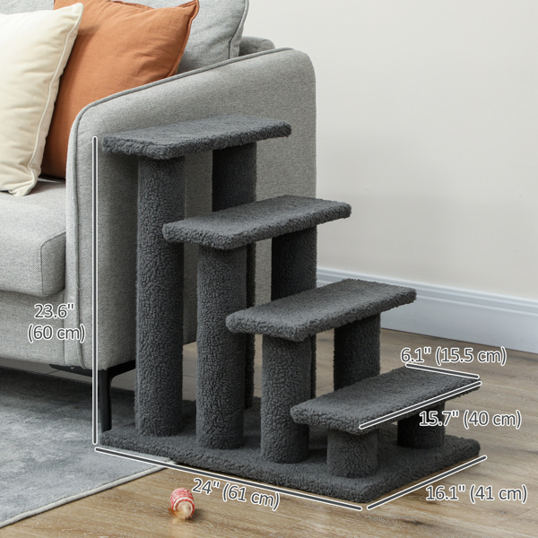 宠物楼梯狗猫踏步抓柱（周末不发货）（ Amazon Shipping）（WalMart禁售）-3