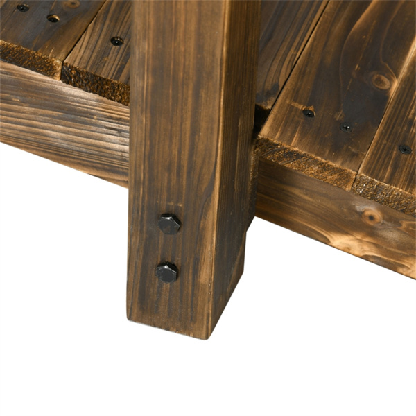  Wooden Garden Bridge Arc Footbridge ( Amazon Shipping)（Prohibited by WalMart）-7
