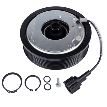 A/C电磁离合器 A/C Compressor Clutch Assembly Kit For Nissan Cube 2009-2013 L4 1.8L Versa 2010-2012 L4 1.8L GAS DOHC CR-10 92600CJ63A 92600CJ63D 92600CJ63E