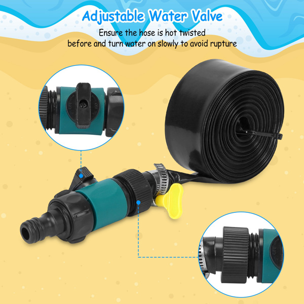儿童蹦床洒水器 户外水上乐园洒水器 儿童户外水上游戏后院玩具 男孩 女孩 夏日乐趣-4