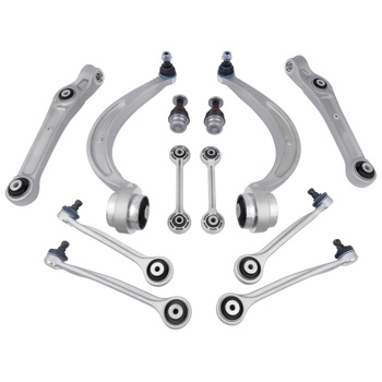 控制臂 12Pcs Front Control Arms w/Ball Joint Sway Bar Link for 17-19 Audi A4 A4 Quattro