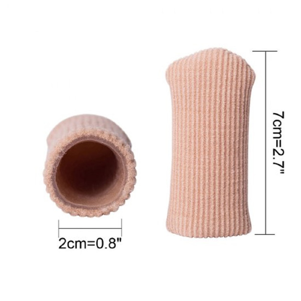 8pcs纤维硅胶脚趾套 (4pcs中号+4pcs大号）-4