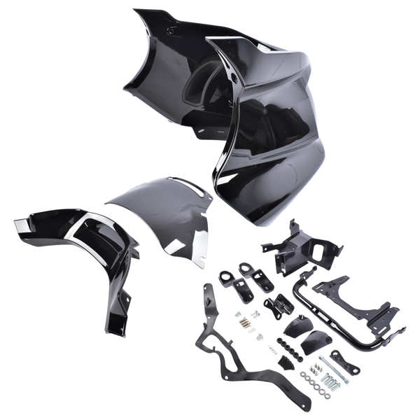Front Fairing Windshield & Bracket Kit for Harley Softail Low Rider S 2018-2024-4
