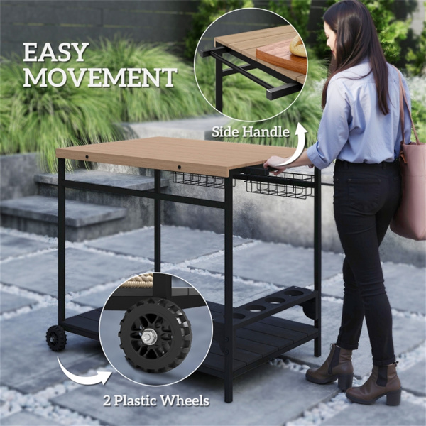  Camping Cart、Grill Cart、Outdoor Bar Cart -5